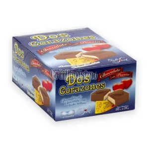 Chocolate DOS CORAZONES FELFORT x 20 Unidades