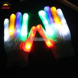 Guantes Todo Luminoso EL PAR (LED) - Imagen 4