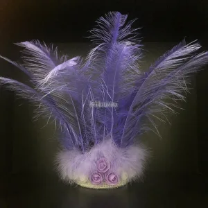 Corona 9 Plumas Color LILA - Imagen 2
