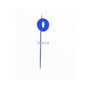 Vela Pinche Gibreada Nº0 Color Azul
