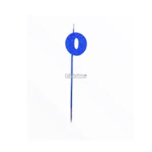 Vela Pinche Gibreada Nº0 Color Azul