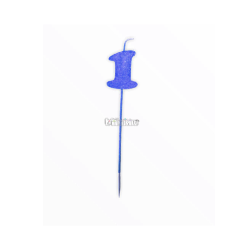 Vela Pinche Gibreada Nº1 Color Azul