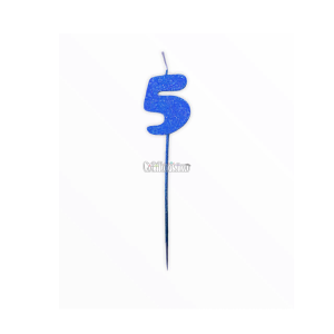 Vela Pinche Gibreada Nº5 Color Azul