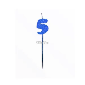 Vela Pinche Gibreada Nº5 Color Azul