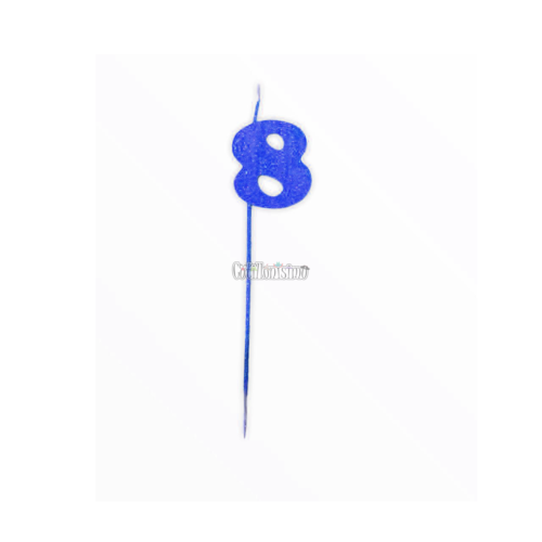 Vela Pinche Gibreada Nº8 Color Azul