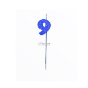 Vela Pinche Gibreada Nº9 Color Azul