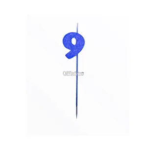 Vela Pinche Gibreada Nº9 Color Azul