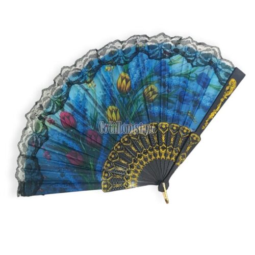 Abanico Andaluz con Puntilla Modelos Surtidos x1 Unidad