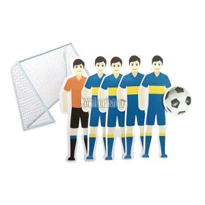 Adorno Pinche Jugadores Silueta Boca x5 Unidades