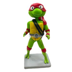 Adorno de Porcelana Tortuga Ninja Raphael