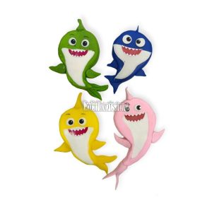 Adorno de Porcelana Baby Shark