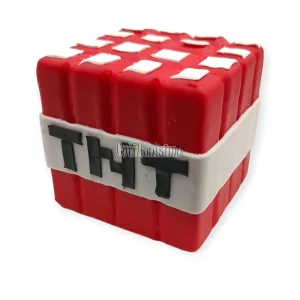 Adorno de Porcelana Cubo de TNT