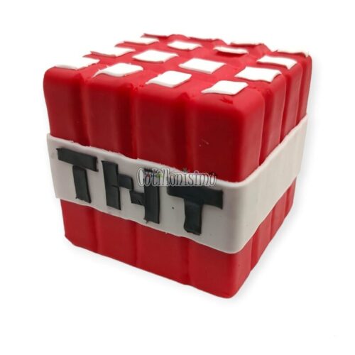 Adorno de Porcelana Cubo de TNT