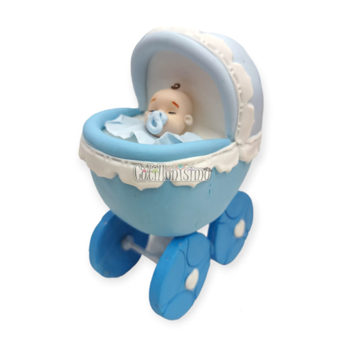 Adorno de Porcelana Cochecito de Bebe Nene