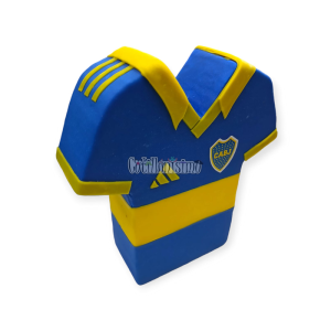 Adorno de Porcelana Fria Camiseta de Boca Juniors