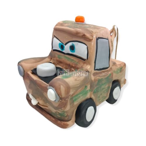 Adorno de Porcelana Mate Cars