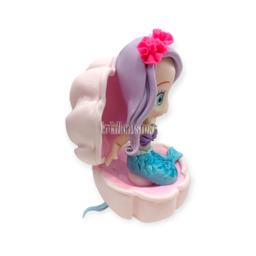 Adorno de Porcelana Sirena en Ostra - Imagen 2