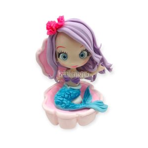Adorno de Porcelana Sirena en Ostra