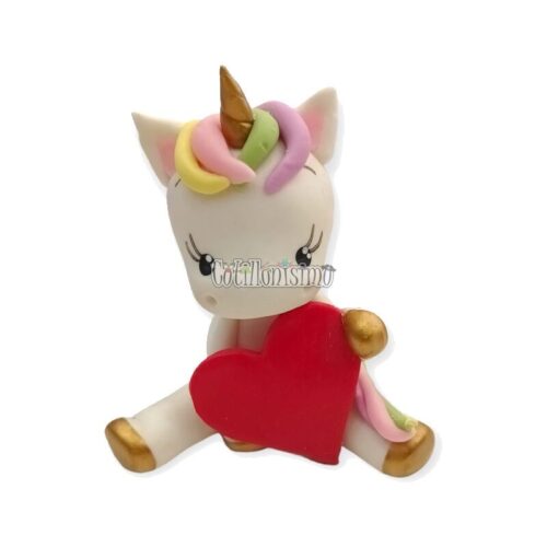 Adorno de Porcelana Unicornio