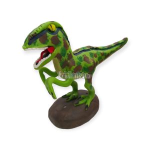 Adorno de Porcelana Velociraptor Jurassic World