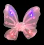 Alas de Mariposa Rosa con Estrellas Luminosa (LED)