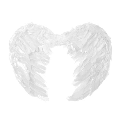 Alas de Angel Grandes Color Blanco con Plumas