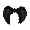Alas de Angel Grandes Color Negro con Plumas