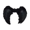 Alas de Angel Grandes Color Negro con Plumas