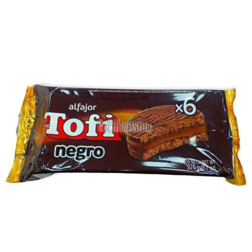 Alfajor TOFI Negro x6 Unidades