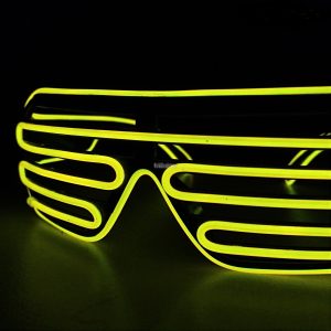 Anteojo RISKY NEON Premium AMARILLO (LED) - Imagen 2