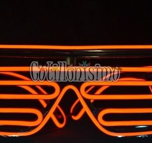 Anteojo RISKY NEON Premium NARANJA (LED) - Imagen 2