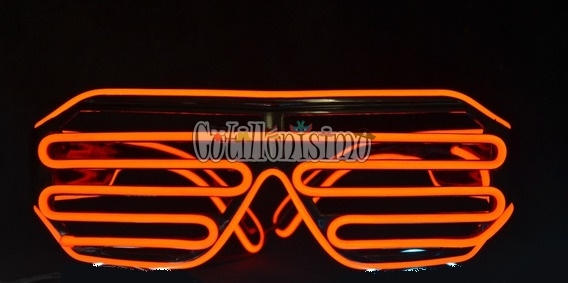 Anteojo RISKY NEON Premium NARANJA (LED) - Imagen 2