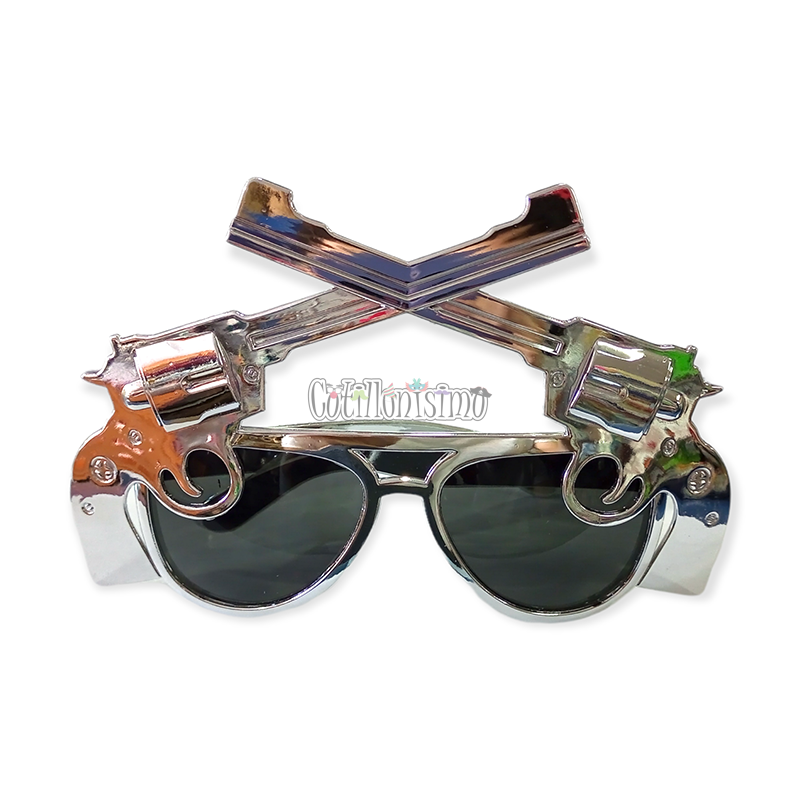 Anteojo Revolver Plateado