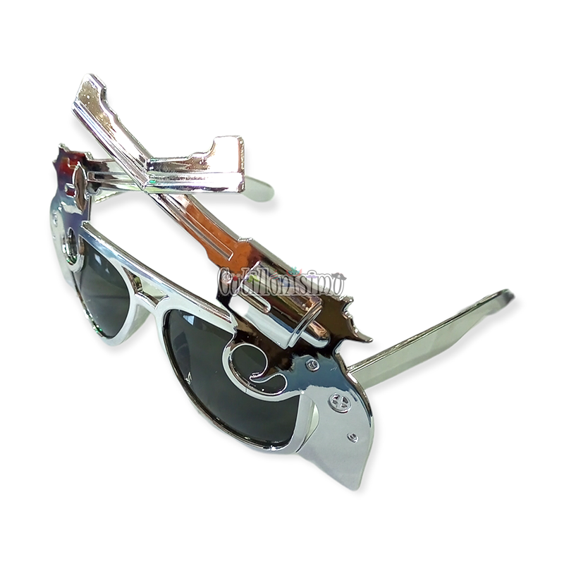 Anteojo Revolver Plateado - Imagen 2