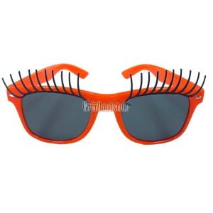 Anteojo WAY LISO NARANJA FLUO con Pestañas