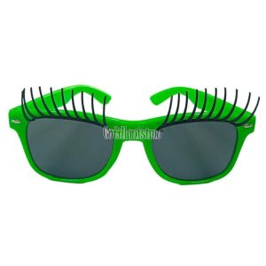 Anteojo WAY LISO VERDE FLUO con Pestañas