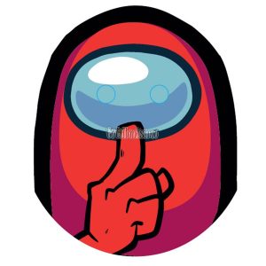 Alternative view of Antifaz Among Us X10 Unidades - Oficial