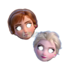 Antifaz Frozen X10 Unidades - Licencia Oficial