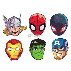 Antifaz Super Hero Adventures X10 Unidades – Licencia Oficial