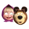 Antifaz Masha y el Oso X10 Unidades - Licencia Oficial