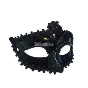 Alternative view of Antifaz Negro con Perlitas
