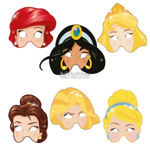Antifaz Princesas Disney X10 Unidades - Oficial