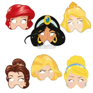 Antifaz Princesas Disney X10 Unidades - Oficial