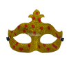 Antifaz Veneciano Gibreado con Lunares Colores Surtidos