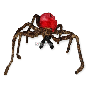 Araña Mediana Negra y Roja 43 x 9 x 4cm