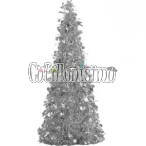 Arbolito de Navidad Plateado 25 Cm