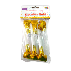 Asusta Suegras Lanza Confetti Dorados Gold x6u