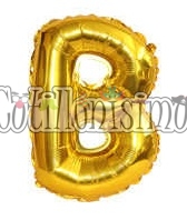 Globo Letra Inflable B Dorada 80cm