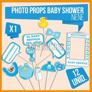 Photo Props BABY SHOWER NENE X 12 Unidades CARTON