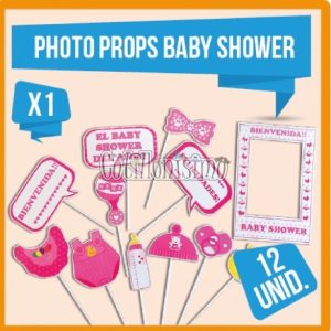 Photo Props BABY SHOWER NENA X 12 Unidades CARTON
